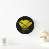 Buttercup Klock Custom Wilde Flower Wall Klock Ronde Klok (Huis)