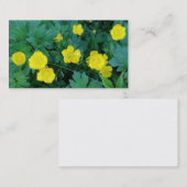 Buttercup Met Visitekaartje (Voorkant / Achterkant)
