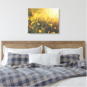 Buttercup Sundown Canvas Afdruk (Insitu (Slaapkamer))