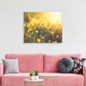Buttercup Sundown Canvas Afdruk (Insitu (Woonkamer))