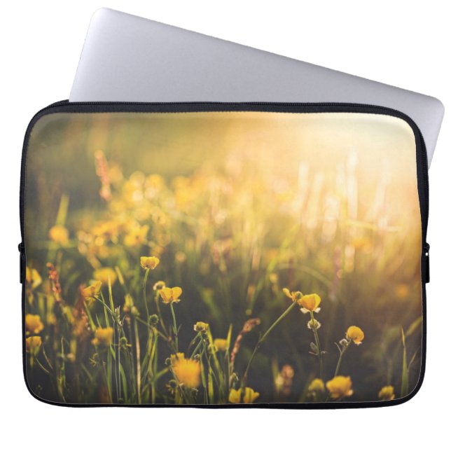Buttercup Sundown Laptop Sleeve (Voorkant)