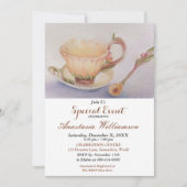 BUTTERCUP TEA TIME FÊTE INVITATION (Devant)