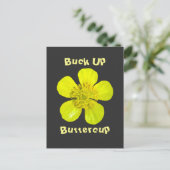 Buttercup ventilator - Buck Up Buttercup. Briefkaart (Staand voorkant)
