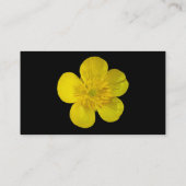 Buttercup - zwart visitekaartje (Achterkant)