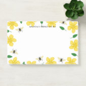 Buttercups & Bees - Aangepaste naam Post-it® Notes (Kantoor)