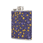 Buttercups, geel en violet heupfles (Links)