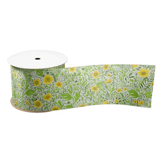 Buttercups op wit lint (Spoel)
