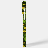 Buttercups op zwart Case-Mate iPhone case (Achterkant / Links)