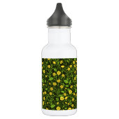 Buttercups op zwart waterfles (Links)