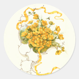 Buttercups Ronde Sticker