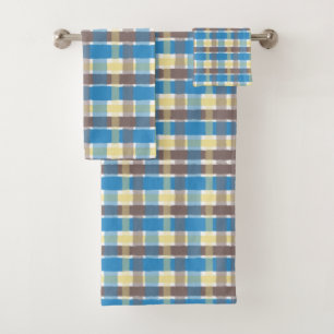 Buttered Popcorn Coffee Brown Sonic Blue Pset Bad Handdoek
