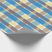 Buttered Popcorn Coffee Brown Sonic Blue Pset Cadeaupapier (Hoek)