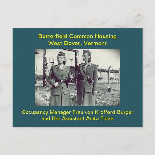 Butterfield Housing Humor: Briefkaarten (Voorkant)