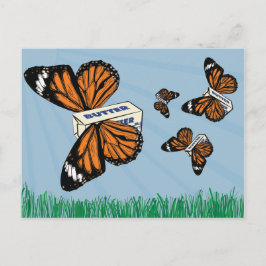 Butterfiles Briefkaart