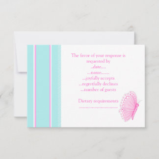 BUTTERFLES FLUTTER RSVP