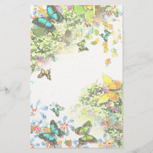 BUTTERFLES GARDEN S1-ontwerp (Voorkant)