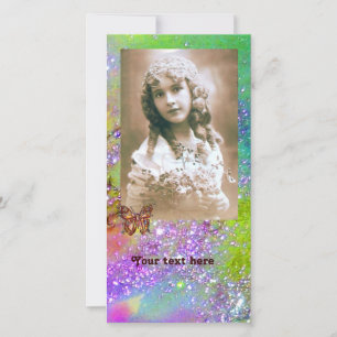 BUTTERFLES IN SPARKLES: helder paars groen blauw