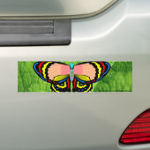 BUTTERFLES - LEVEND LAUGH LOVE BUMPERSTICKER (Op auto)