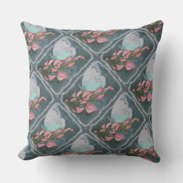 BUTTERFLES VOOR PINK EN BLAUW KUSSEN