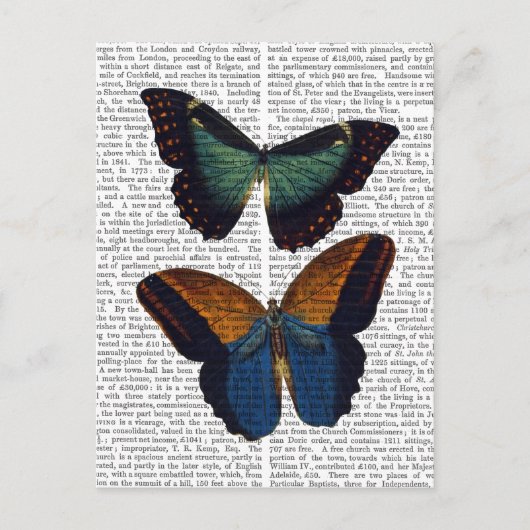 Butterflies 5 briefkaart (Voorkant)
