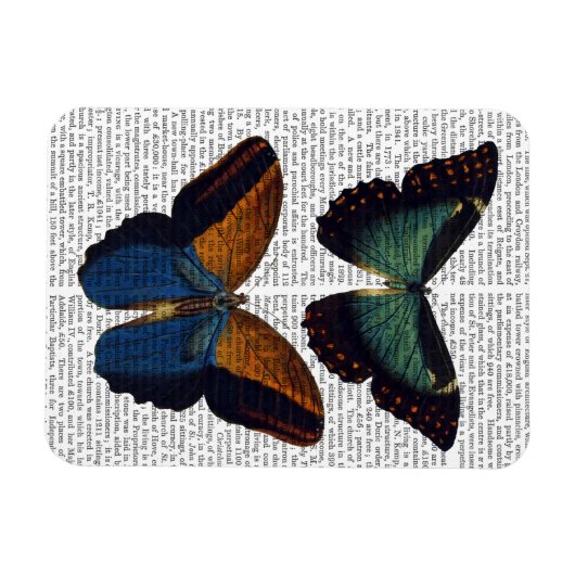 Butterflies 5 magneet (Horizontaal)