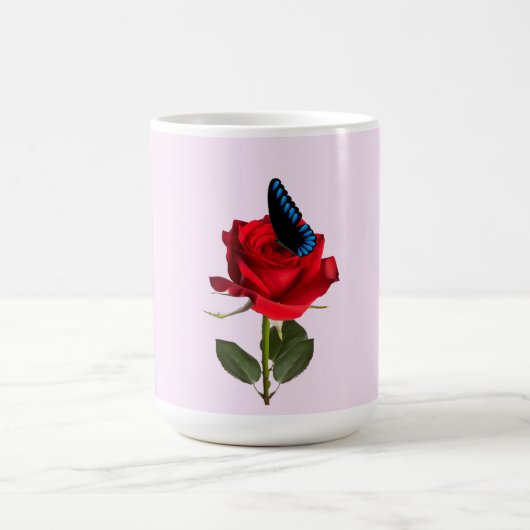 Butterflies and Rose Mug (Centre)