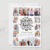 Butterflies Angels Collage Foto Bedankkaart (Voorkant)