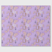 Butterflies Apothecary & PearlHearts Wrapping Pape Cadeaupapier (Vlak)