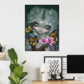 Butterflies ART PRINT gothic rococo fae (Thuiskantoor)