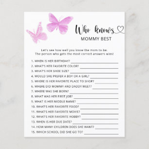 Butterflies baby shower, die mama het beste kent