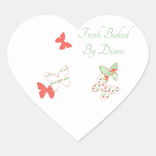 Butterflies Bakery Label (Voorkant)
