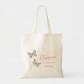 Butterflies bedankt voor de bruidmaidentas. tote bag (Voorkant)