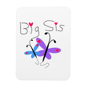Butterflies Big Sis Gifts Magneet