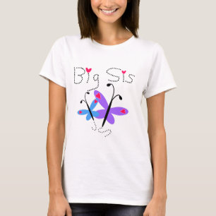 Butterflies Big Sis T-shirt