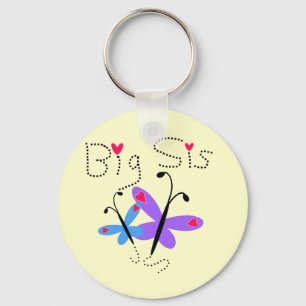 Butterflies Big Sister Tshirts and Gifts Sleutelhanger