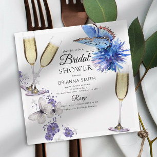 Butterflies Bridal Shower Invitation Kaart