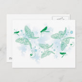 Butterflies Briefkaart (Voorkant / Achterkant)