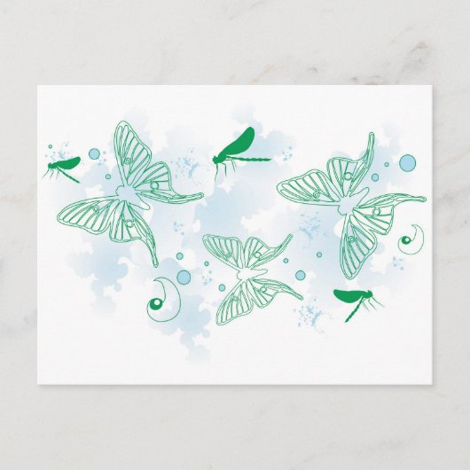Butterflies Briefkaart (Voorkant)