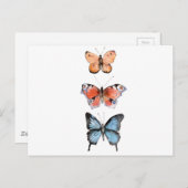 Butterflies Briefkaart (Voorkant / Achterkant)