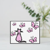 Butterflies Briefkaart (Staand voorkant)