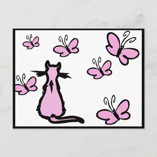 Butterflies Briefkaart (Voorkant)