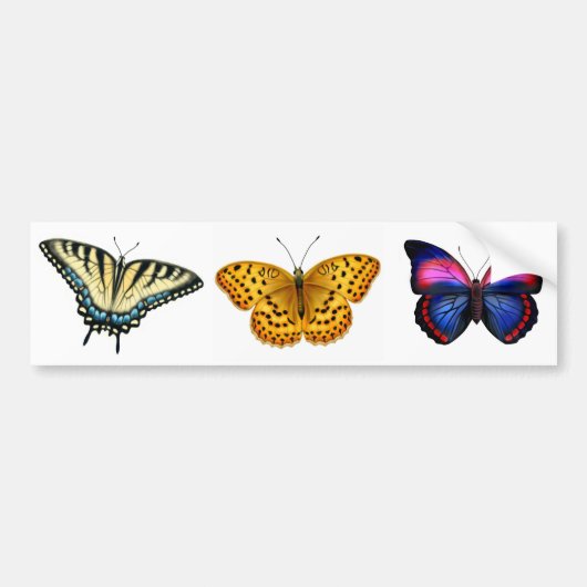 Butterflies Bumpersticker (Voorkant)