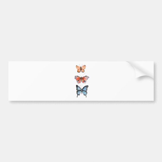 Butterflies Bumpersticker (Voorkant)