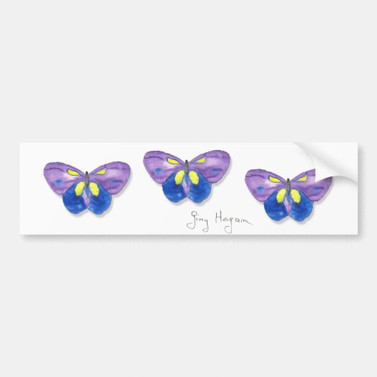 Butterflies Bumpersticker (Voorkant)