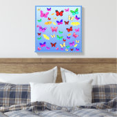 Butterflies Canvas Afdruk (Insitu (Slaapkamer))