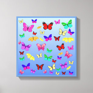 Butterflies Canvas Afdruk