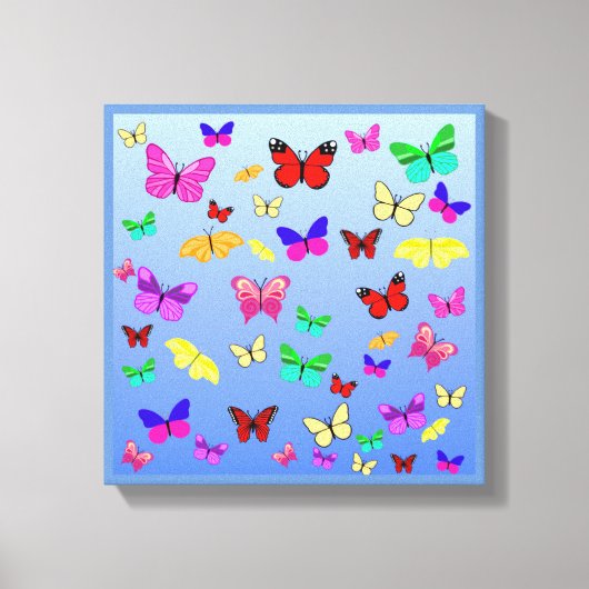 Butterflies Canvas Afdruk (Voorkant)