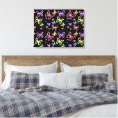 BUTTERFLIES CANVAS AFDRUK (Insitu (Slaapkamer))