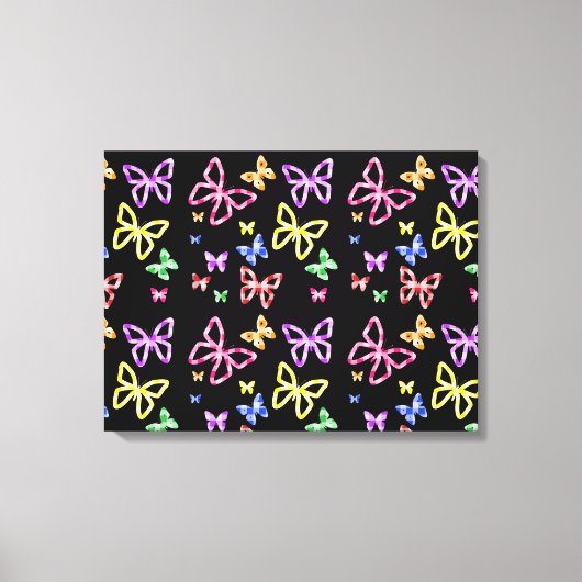 BUTTERFLIES CANVAS AFDRUK (Voorkant)