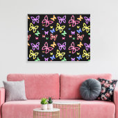 BUTTERFLIES CANVAS AFDRUK (Insitu (Woonkamer))